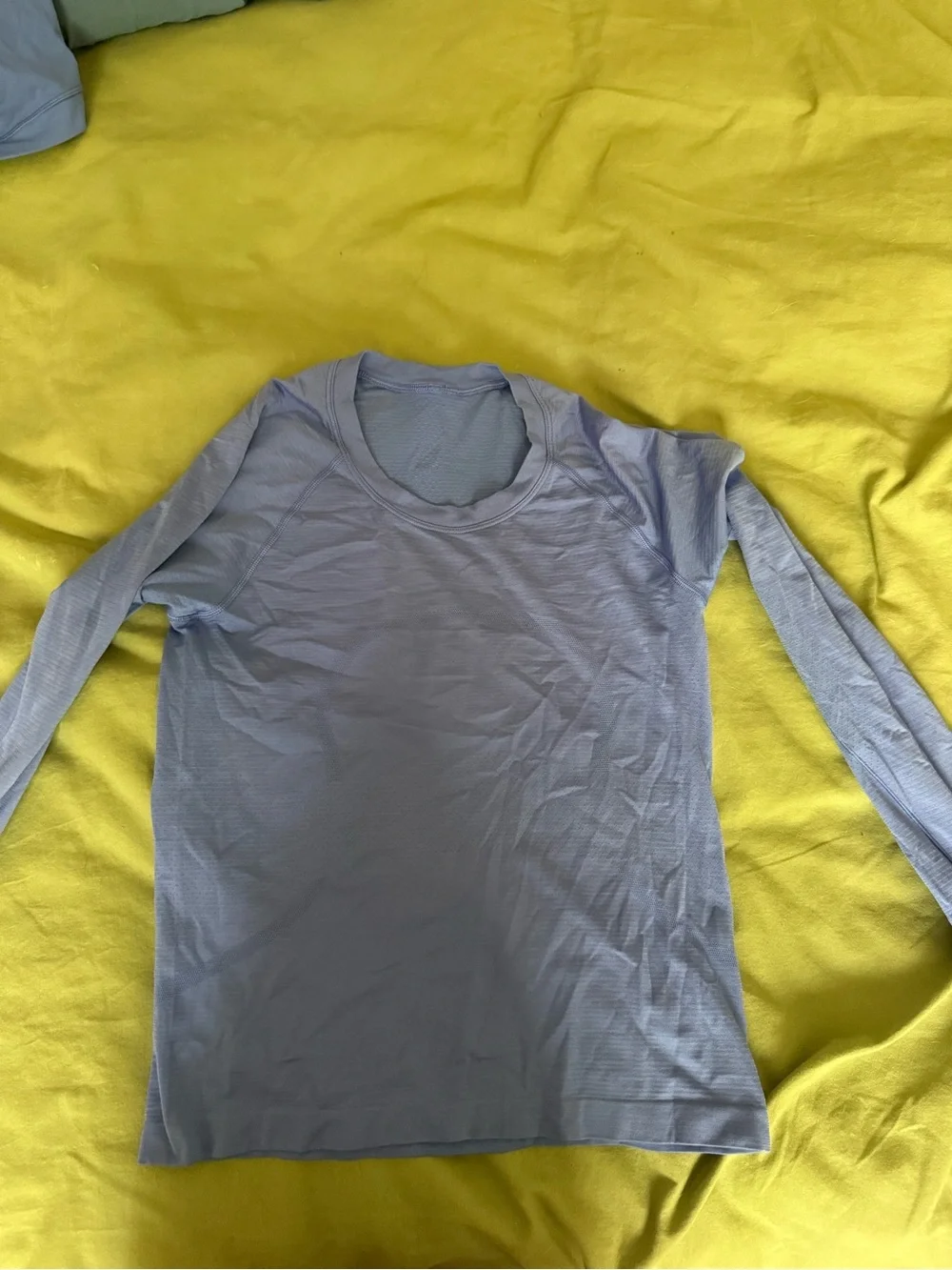 lululemon athletica Wild Indigo Long Sleeve Scoop Neck Performance Top